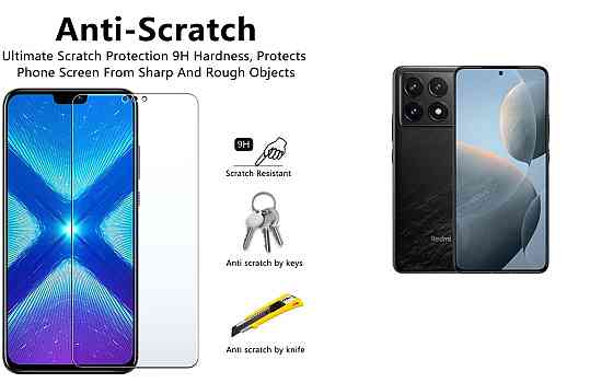 Защитное стекло NeoGlass для Xiaomi Redmi K70, K70E, K70 Pro – ультрапрозрачное и устойчивое Киев