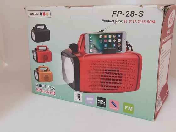 Радиоприемник на солнечной батарее + фонарик EPE FP-28-S (USB + microUSB + Bluetooth) Красный Винница