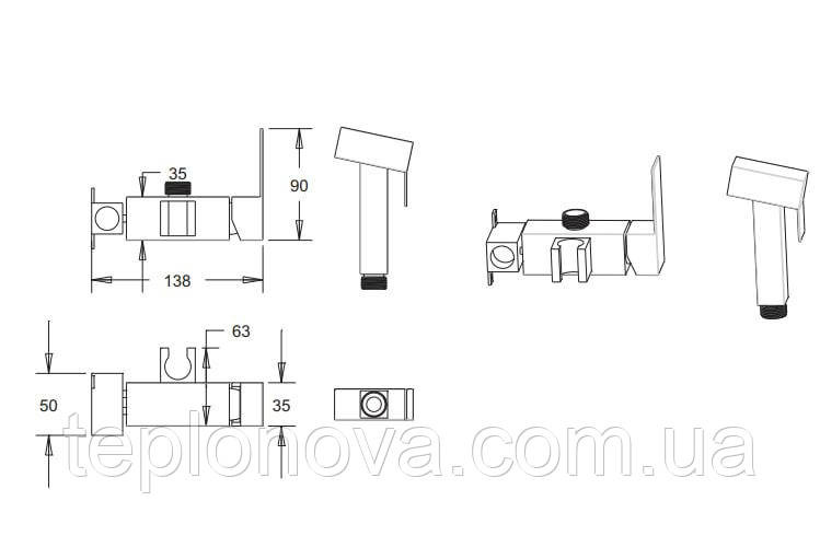 Душ Гігієнічний VENTA VC202VB Чернівці - фото 3