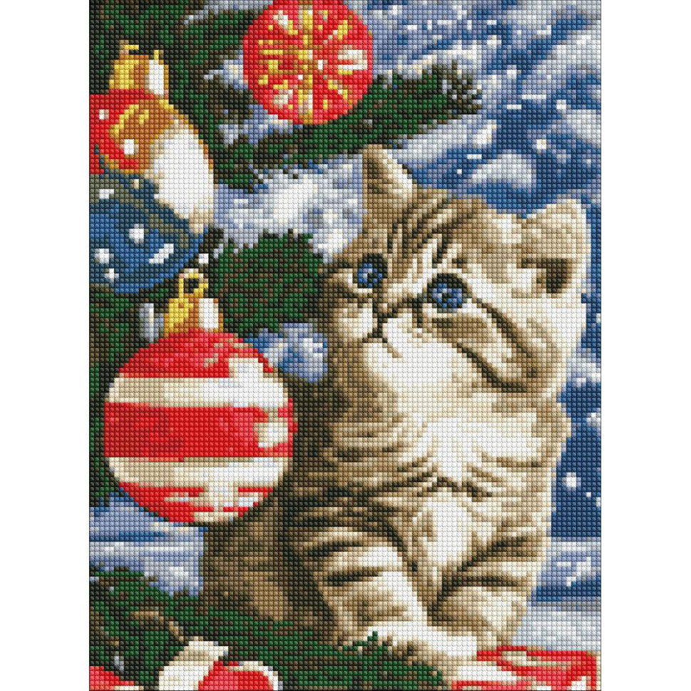 Алмазная мозаика без подрамника 