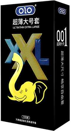 Презервативы Olo 0.01 XL, ультратонкие, увеличенного размера, 10 шт. Sex Aura Киев
