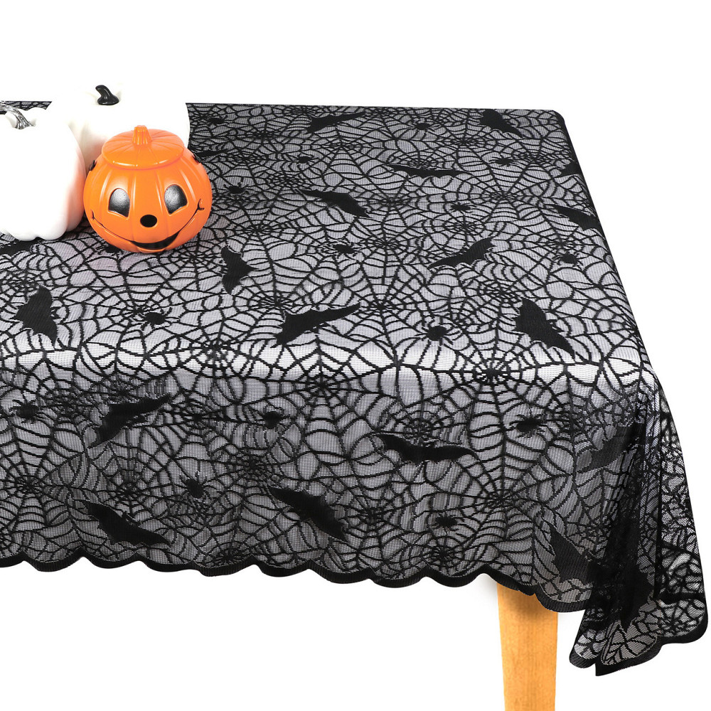 Скатерть на Хэллоуин 150 на 210 см черный Киев - изображение 5