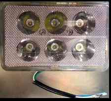 Фара LED(вставка у фару) ІЖ, МТ квадратна 6 діод Мукачево