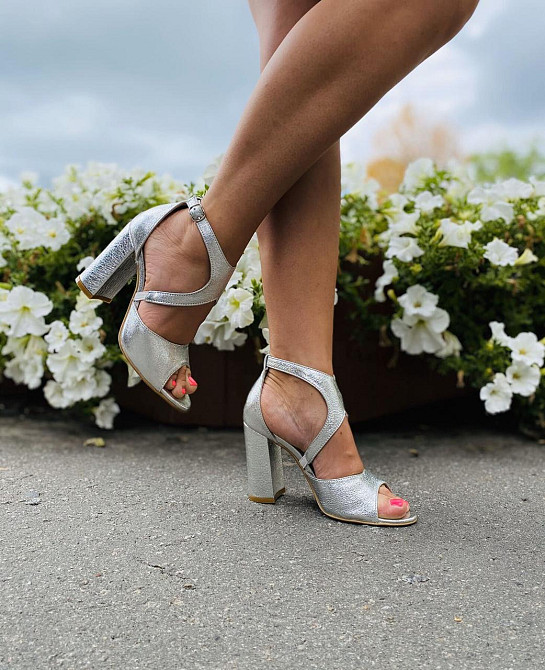 Nivelle Босоніжки жіночі NIVELLE 1858/9510-9544 срібні (літо, шкіра натуральна) (3711) Коломыя - изображение 6
