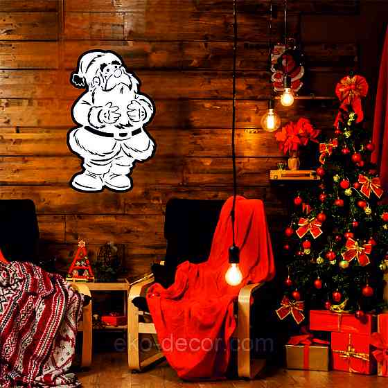 Декоративне настінне Панно «Дід Мороз», Декор на стену Київ