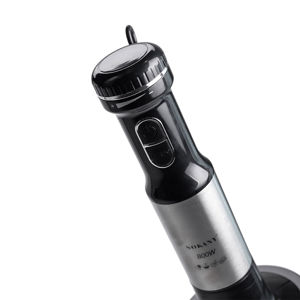 Блендер ручний занурювальний 800 Вт чаша з вінчиком подрібнювач (чопер) Sokany SK-768-4 Коломыя - изображение 2