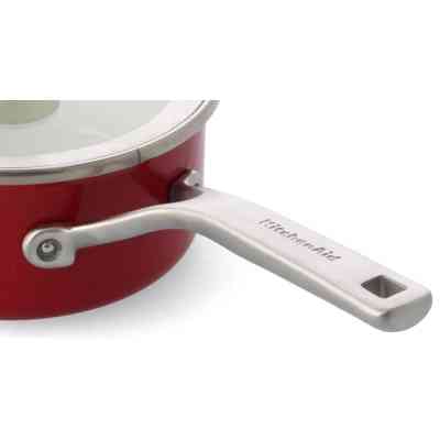 Ківш KitchenAid Steel Core, 18 см, 2 л, червоний (CC003264-001) Вінниця