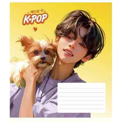 Тетрадь Школярик 24 листа линия (024-3495L) Винница