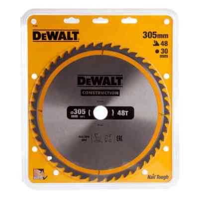 Диск пильный DeWALT СONSTRUCTION, 305x30 мм, 48 z, АТВ, 10 гр., 4800 об/мин (DT1959) Винница