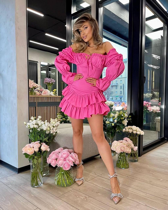 Женское роматическое вечернее платье турецкий софт 46/48 Одесса - изображение 4