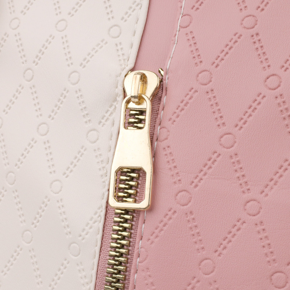 Стильна жіноча сумка на літо з якісної екошкіри Vintage sale_15130 Рожевий Київ - фото 4