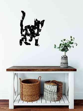 Декоративне настінне 3D Панно «Кошеня» Декор на стіну з об'ємом Київ