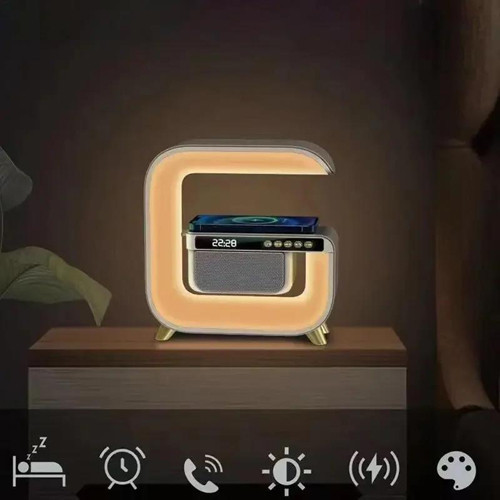 Акумуляторний нічник G-Smart G3 mini RGB з Bluetooth колонкою та зарядкою для телефону Вінниця - фото 5