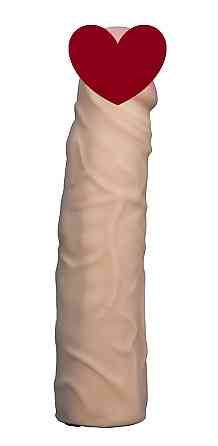 Насадка для страпона телесная EGZO Ciberskin NSTR02 ( 20,5 см х 4,2 см ) Sex Aura Киев