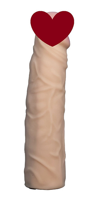 Насадка для страпона телесная EGZO Ciberskin NSTR02 ( 20,5 см х 4,2 см ) Sex Aura Киев - изображение 1