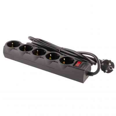 Сетевой фильтр питания LogicPower LP-X5 PREMIUM, 3m black (9584) Винница