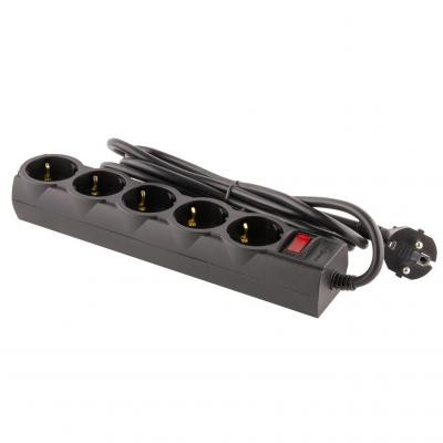 Сетевой фильтр питания LogicPower LP-X5 PREMIUM, 3m black (9584) Винница - изображение 4