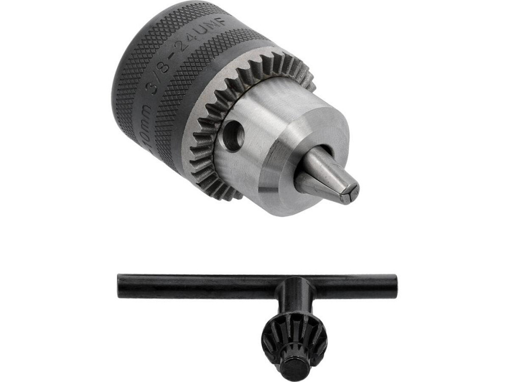 Патрон для дриля з ключем YATO до гвинта- G3/8 24UNF, кріплення Ø= 1,5-10 мм [10/50] Одеса - фото 1