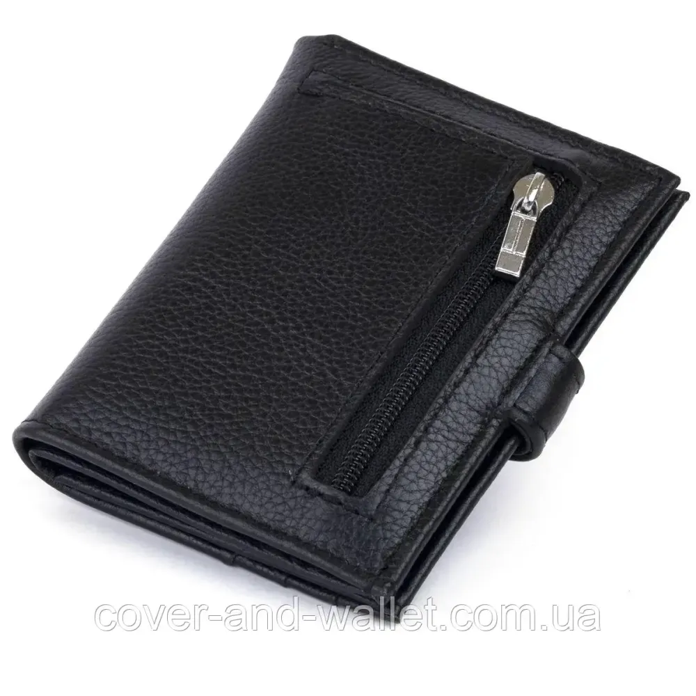 Тонкий компактний мужской кошелек на много карточек из натуральной кожи ST Leather 6073 Киев - изображение 3