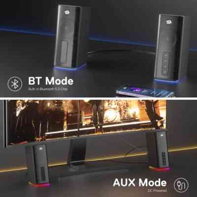 Акустическая система Redragon Connie GS814 RGB Bluetooth Black (71987) Винница