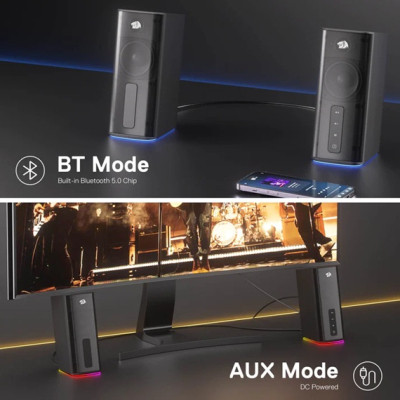 Акустическая система Redragon Connie GS814 RGB Bluetooth Black (71987) Винница - изображение 6