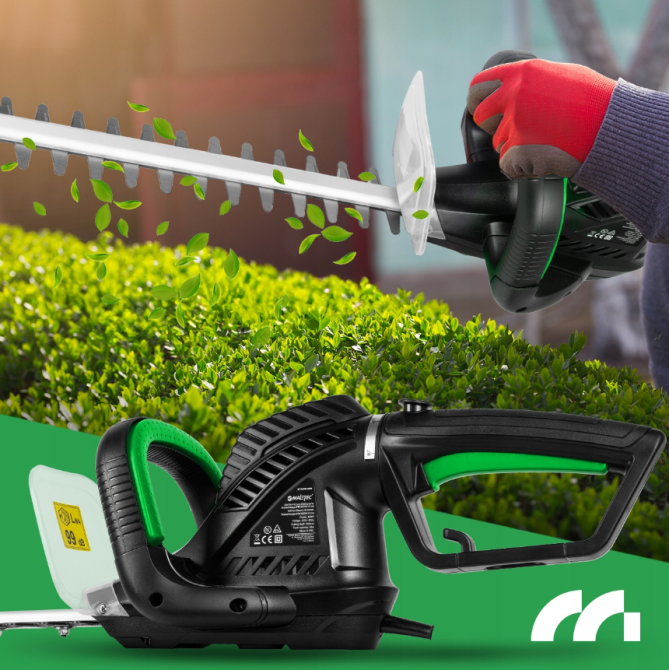 Електричний кущоріз із лазерною різкою 61см 1800Вт Maltec (Польща) Київ - фото 17