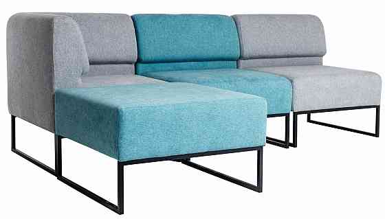 Диван Модульний Lounge Сіро-блакитний Київ