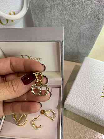Діор  сережки золоті/ Dior Одеса
