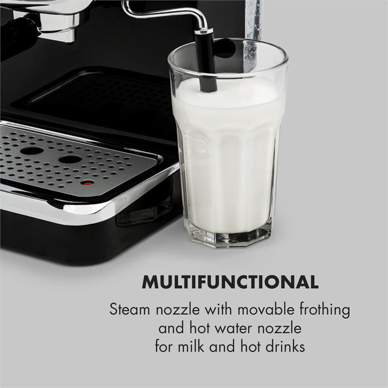 Еспресо-машина Espressionata Gusto 1100 Вт, тиск 15 барів, чорний, чорний (Німеччина, читати опис) Рівне - фото 7