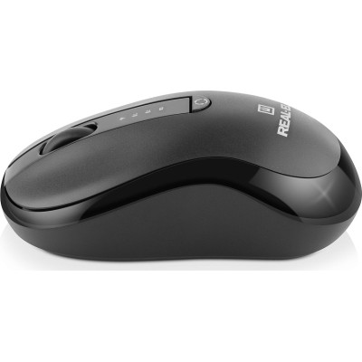 Мишка REAL-EL RM-450W Wireless/Bluetooth Black/Gray (EL123200046) Вінниця - фото 11