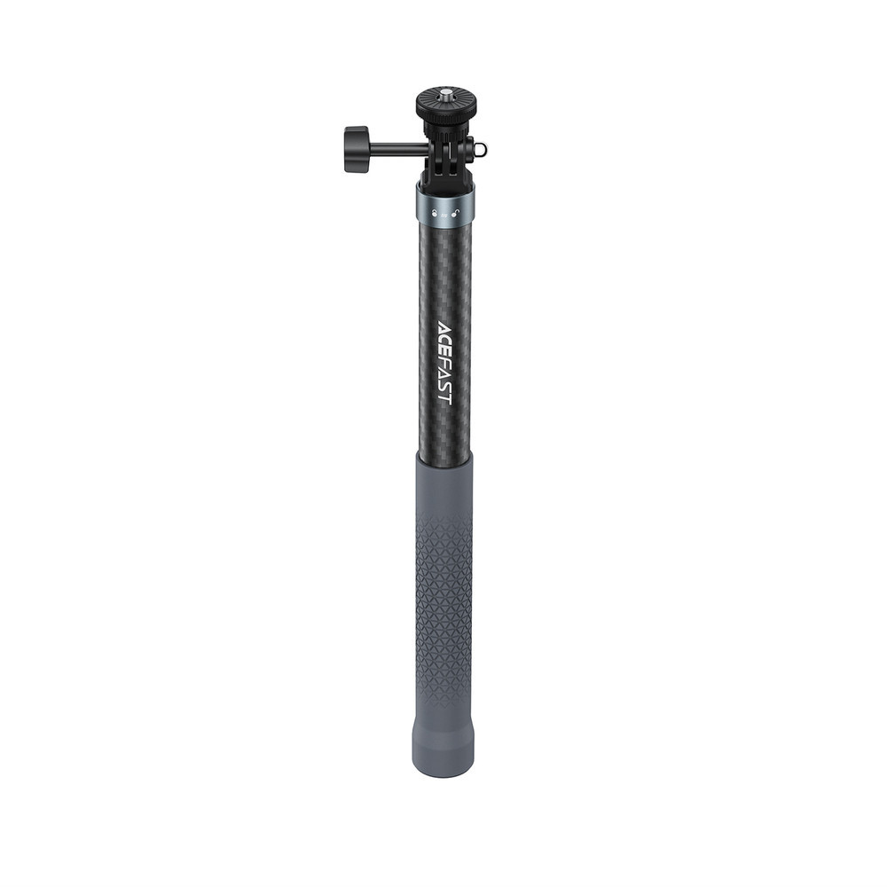 Монопод ACEFAST E38 1.2m carbon fiber telescopic selfie stick Gray-Black Одеса - фото 3