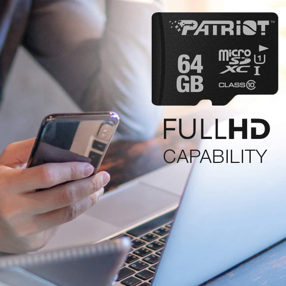 Карта пам'яті microSDXC 64Гб Class 10 (UHS-1) Patriot LX Житомир - изображение 2