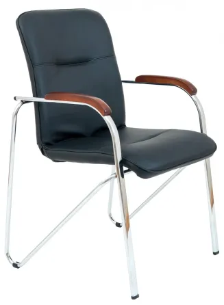 Офісне Конференційне Крісло Richman Samba Fly 2230 CF Хром Чорний Київ