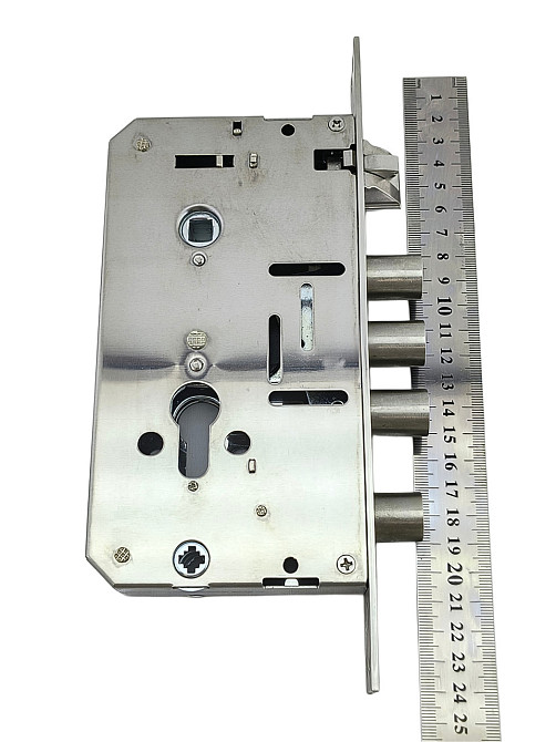 Корпус 3-ригельного замка PES 60х68 з круглими ригелями Київ - фото 8