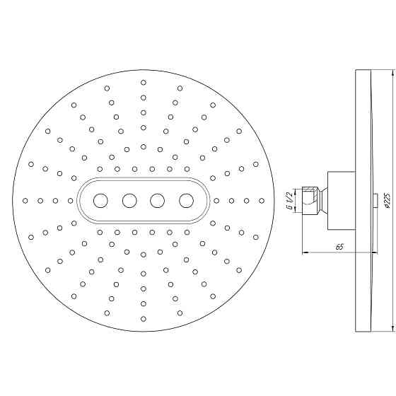Душевая лейка Globus Lux SD07A Киев
