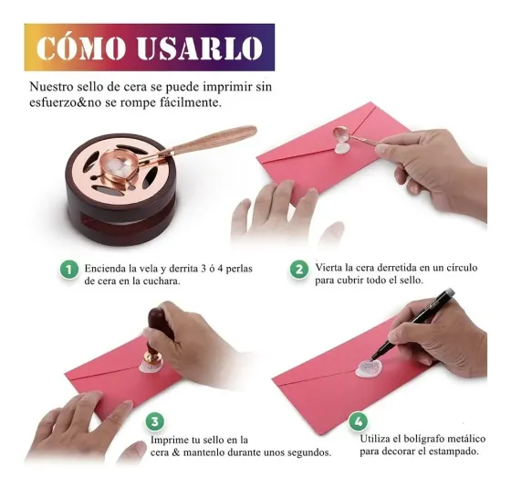 Подарочный набор сургучных печатей с 24 цветами Киев