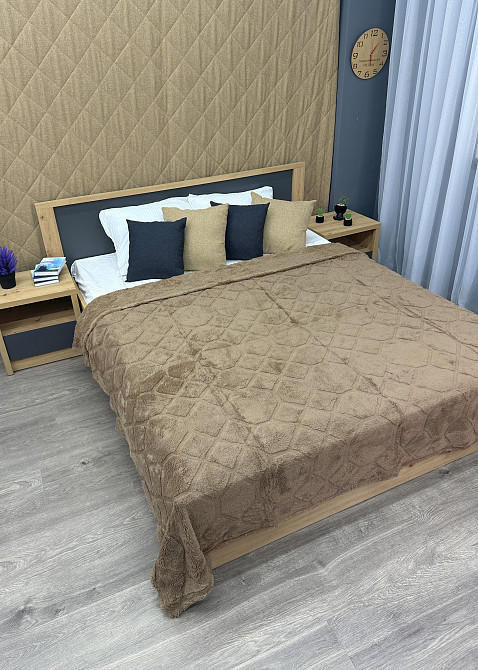 Плед-покрывало Ромб 200х230 см (+-5см) Капучино (87-255) Киев - изображение 6