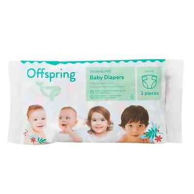 Подгузники Offspring розмір S, 3-6 кг, 3 шт. (DP-OI-FTT-S3P) Винница