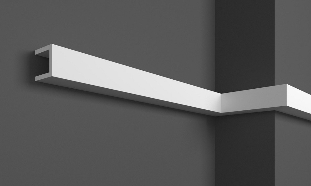 Молдинг полимерный для LED освещения Grand Décor KH 901 Днепр - изображение 2