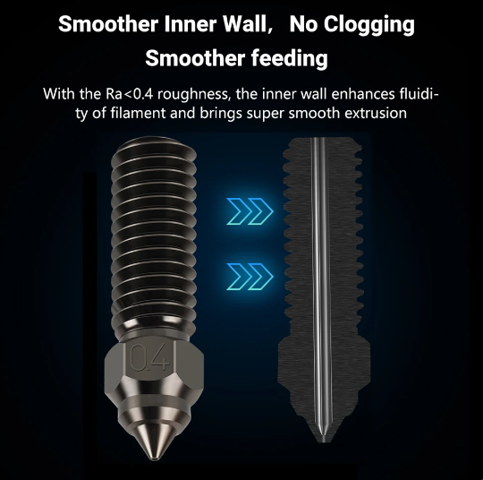 Сопло T-Trees 0,8 мм із загартованої сталі для 3D-принтерів Creality K1/K1 Max/ Anycubic Vyper/Kobra Київ - фото 3