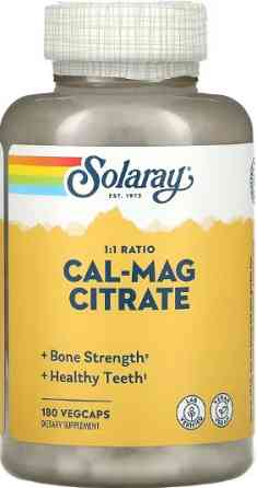 Кальцій Магній цитрат Solaray Calcium & Magnesium Citrate 90 vcaps Київ