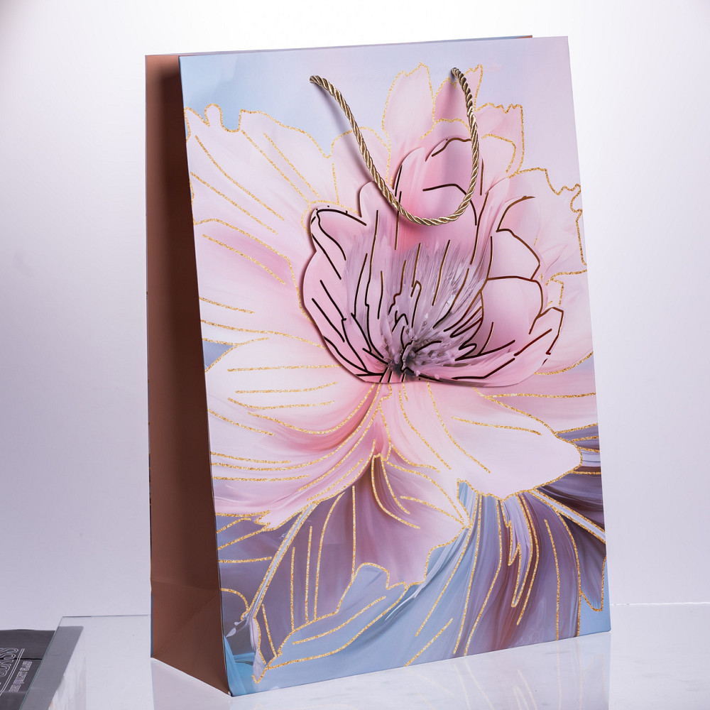 Набор подарочных пакетов из бумаги 12 (шт) картонные красивые пакеты для подарков 30×12×42 (см) HP-10359-10 Киев - изображение 3