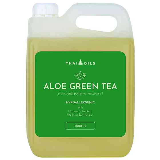 Професійна масажна олія «Aloe green tea» 5000 ml для масажу Київ