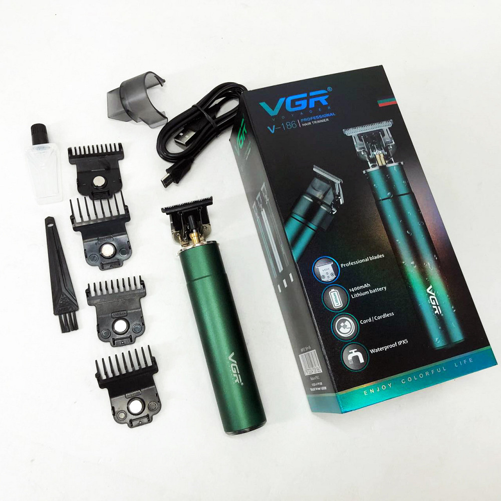 Аккумуляторный универсальный триммер для стрижки VGR, Беспроводной триммер для стрижки волос TF-60 Львов - изображение 8