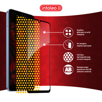 Стекло защитное Intaleo Full Glue Xiaomi Redmi A3 Black (1283126591297) Винница - изображение 7