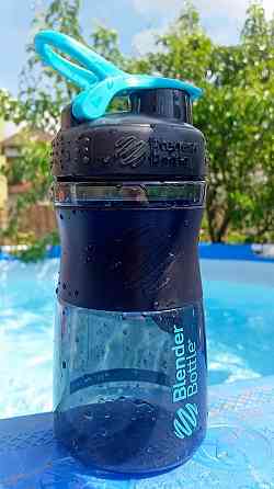 Шейкер спортивний (пляшка) BlenderBottle SportMixer Flip 20oz/590ml Black/Teal Каменское