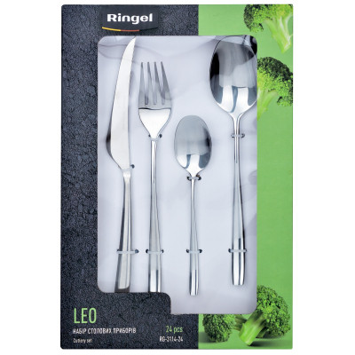 Набір столових приборів Ringel Leo 24 предмети (RG-3114-24) Вінниця - фото 5