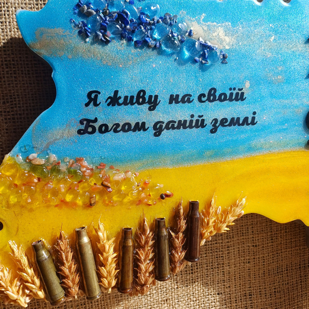 Часы настенные 70*45 см из эпоксидной смолы ручной работы 