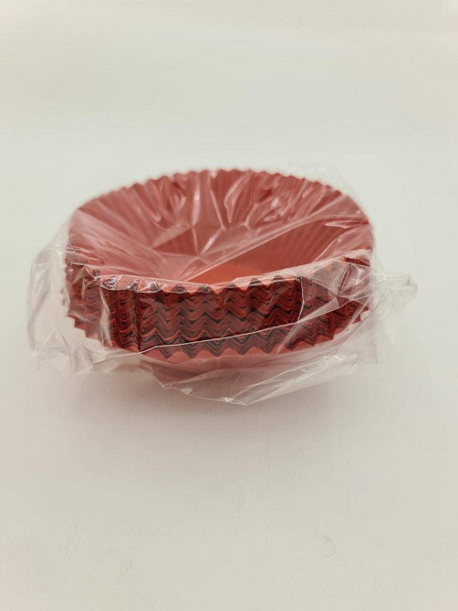 Тартолетка для чізкейк "Кругла червона"D55 H42,5 (100шт)/140/ (1 уп.) Харків - фото 4