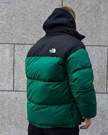 Зимова чоловіча зелена куртка the north face, пуховик зе норт фейс водонепроникний тепла куртка TNF Львів